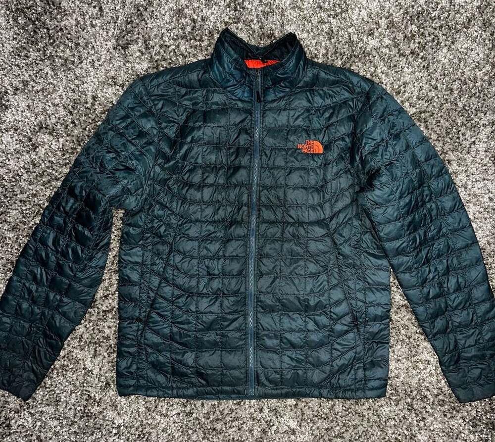 The North Face ThermoBall Quilted Insulated Full Zip Puffer Jacket Men's M